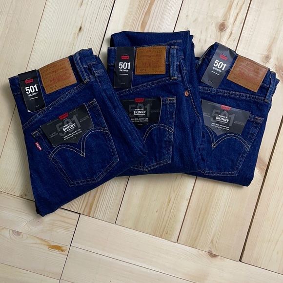 Levi’s 501 Skinny Jean Ultra High Rise Life’s Work - Picture 7 of 16